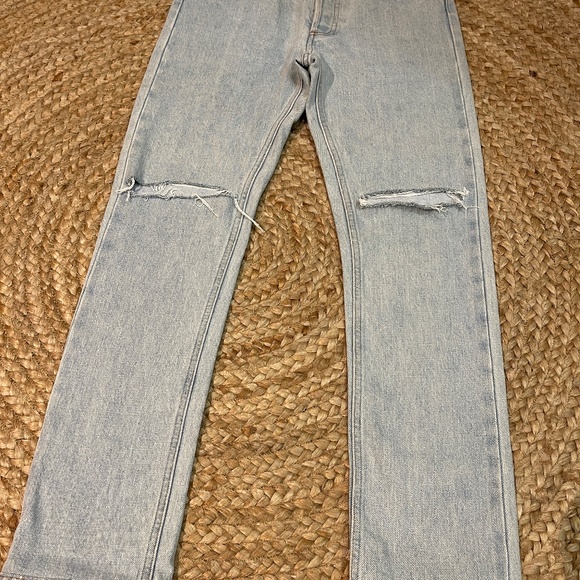 APC Light Wash Straight Jeans - Size 26 - Picture 6 of 10